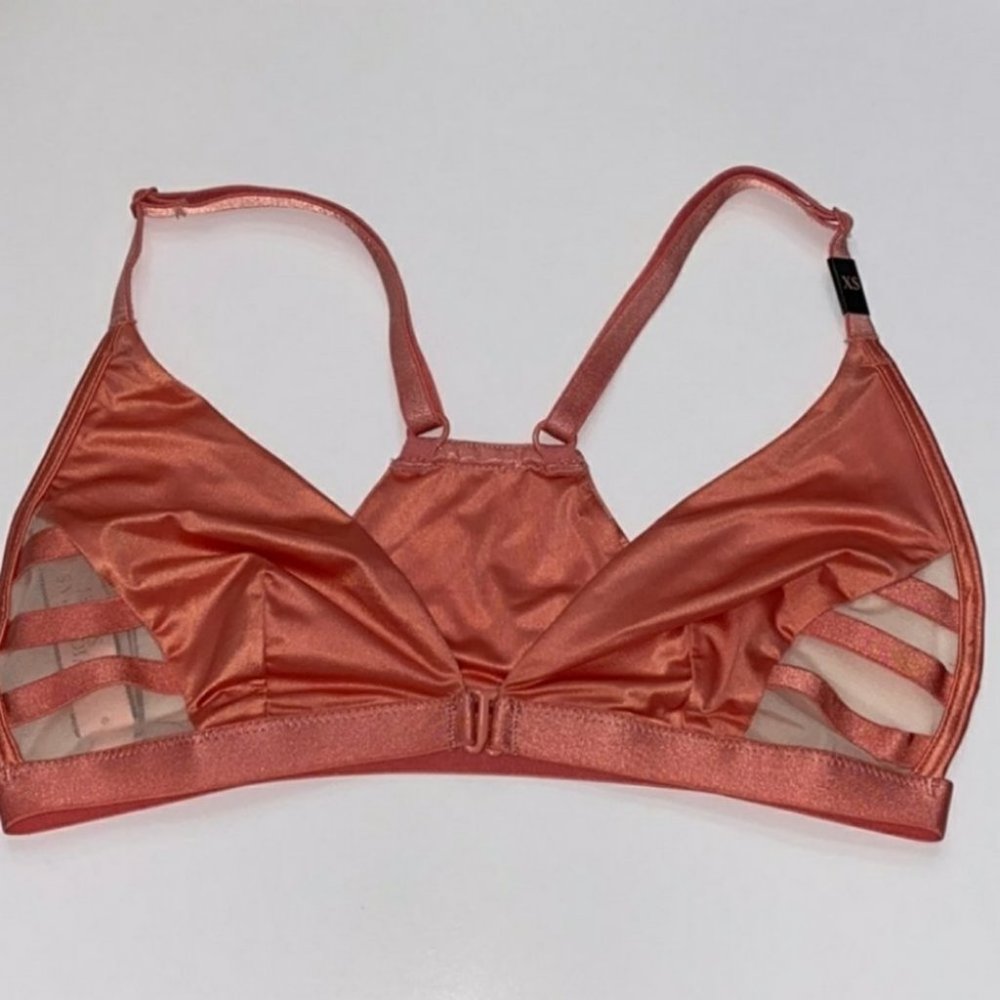VS silky triangle bra Small NWT